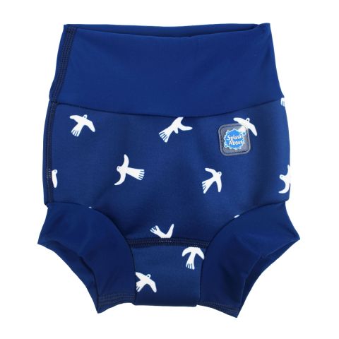 Happy Nappy™ Swim Diaper White Birds