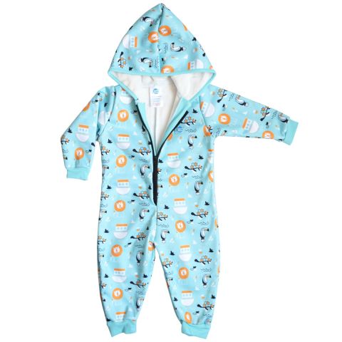 After Swim Waterproof Onesie Noah's Ark